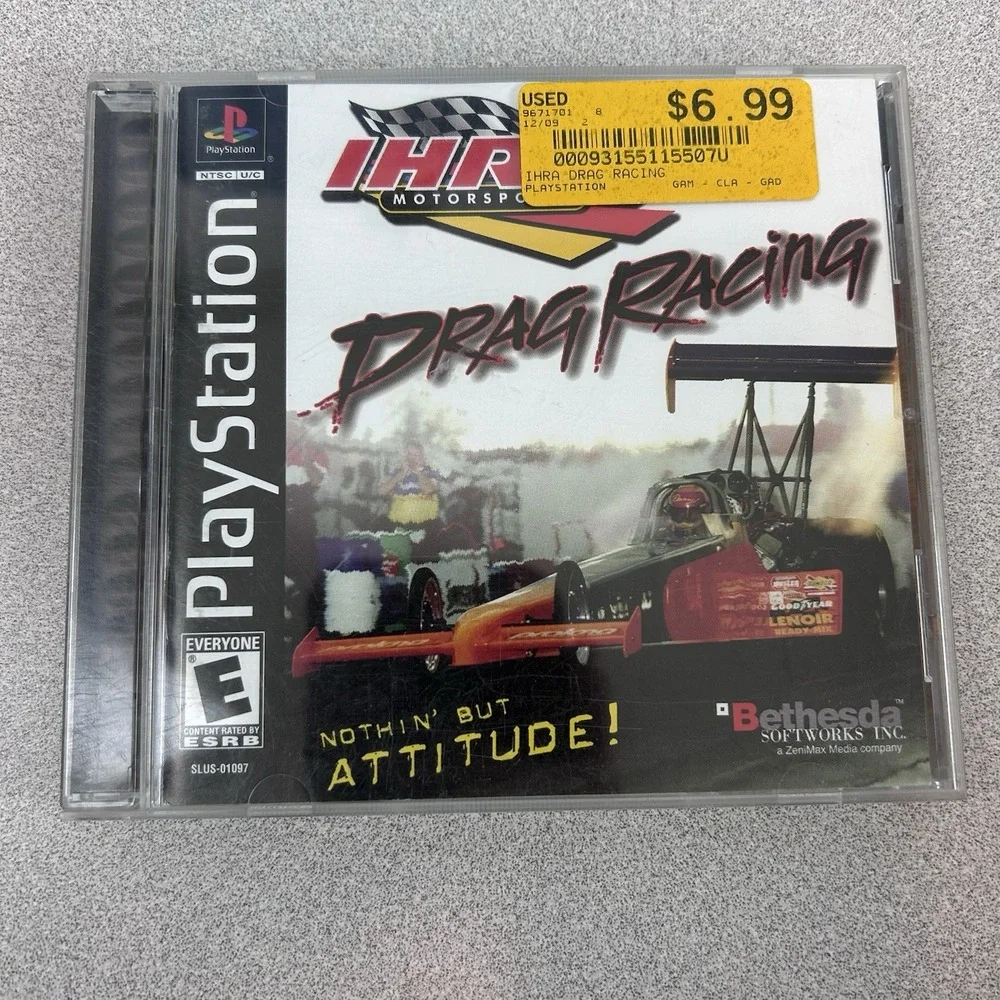 IHRA‎ Motorsports Drag Racing (Sony PlayStation 1) PS1 Complete CIB